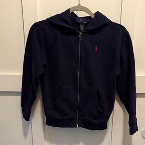 Polo by Ralph Lauren Kids Dark Blue Hoodie size medium 10/12